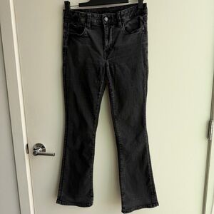 American Eagle Black Flare Jeans Size 6S